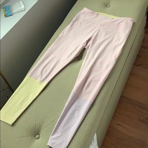 Outdoor voices pastel colored athletic leggings